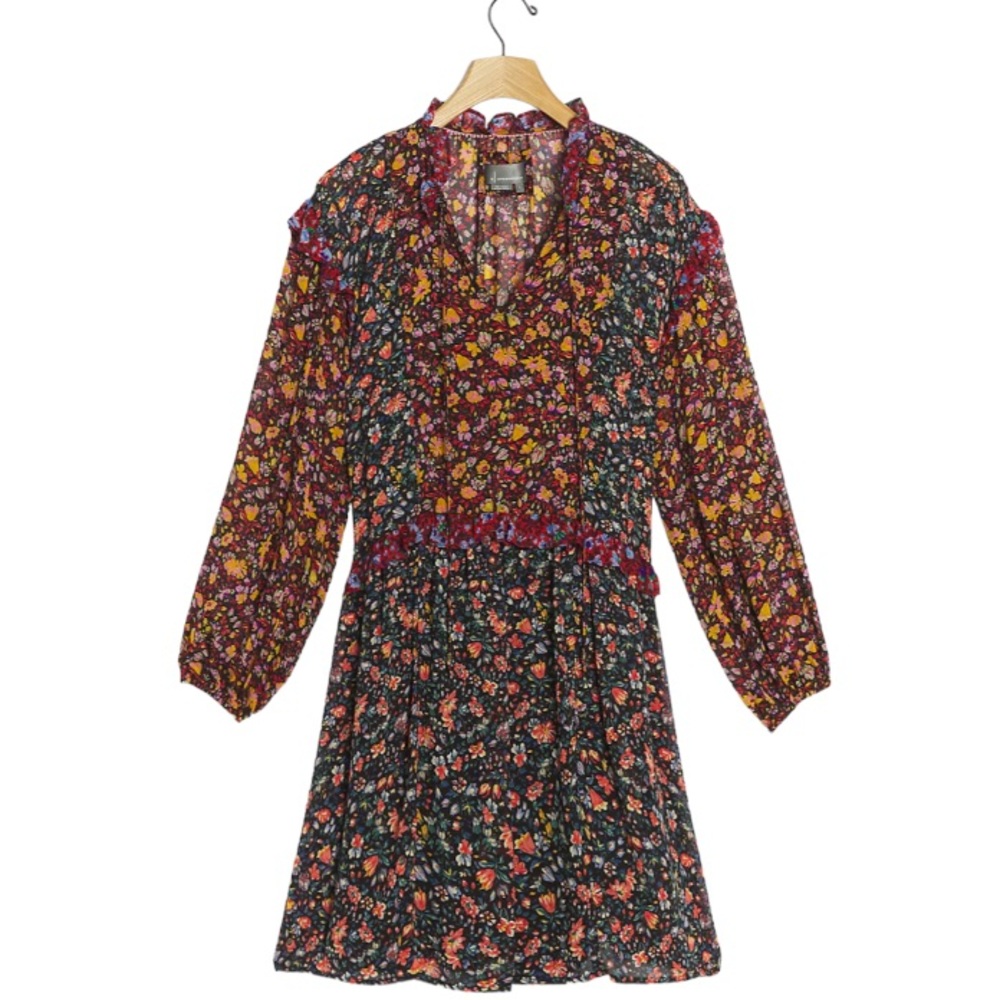 Anthropologie 3X Multicolor Floral Dress